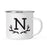 Andaz Press 11oz Deer Antler Monogram Campfire Coffee Mug-Set of 1-Andaz Press-A-