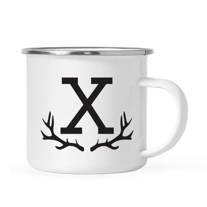 Andaz Press 11oz Deer Antler Monogram Campfire Coffee Mug-Set of 1-Andaz Press-A-