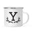 Andaz Press 11oz Deer Antler Monogram Campfire Coffee Mug-Set of 1-Andaz Press-A-