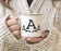 Andaz Press 11oz Deer Antler Monogram Campfire Coffee Mug-Set of 1-Andaz Press-A-