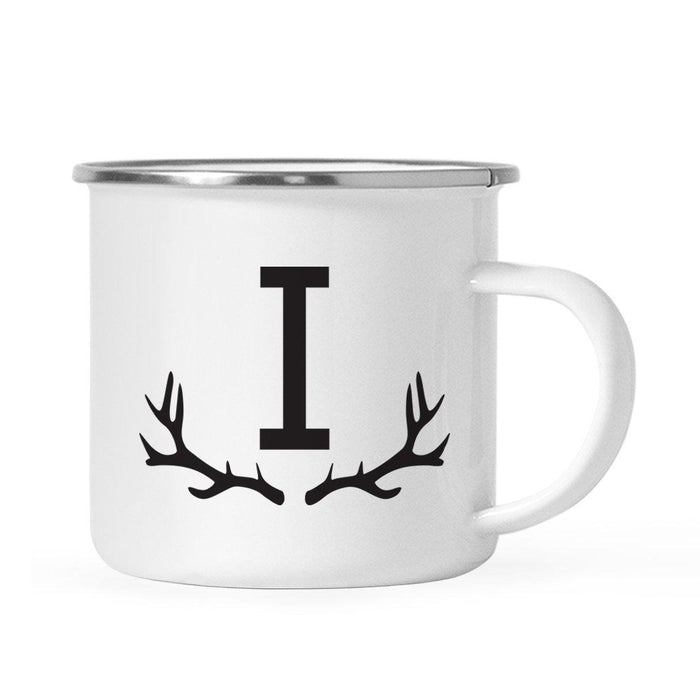 Andaz Press 11oz Deer Antler Monogram Campfire Coffee Mug-Set of 1-Andaz Press-I-