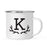 Andaz Press 11oz Deer Antler Monogram Campfire Coffee Mug-Set of 1-Andaz Press-K-
