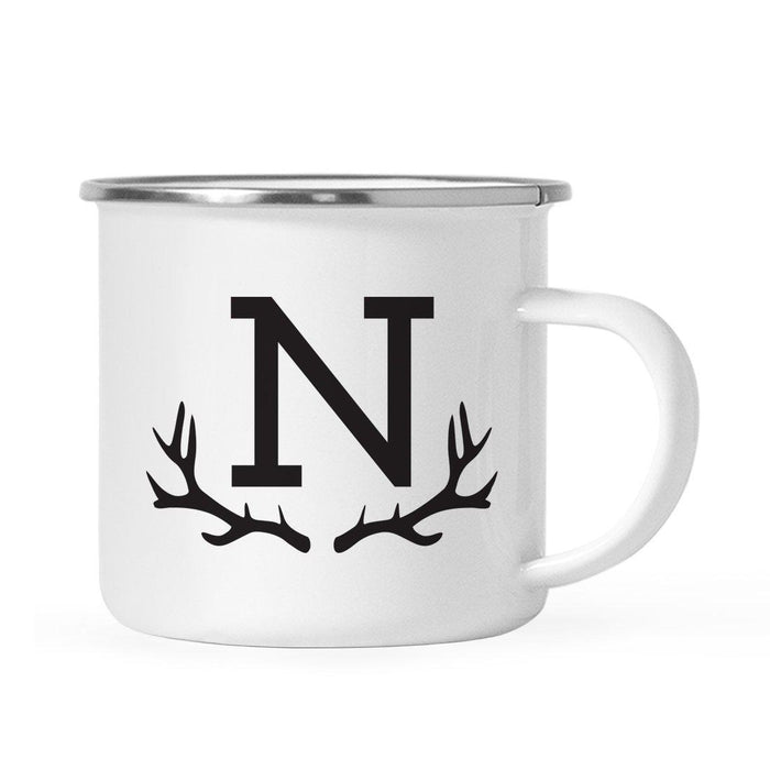 Andaz Press 11oz Deer Antler Monogram Campfire Coffee Mug-Set of 1-Andaz Press-N-
