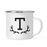 Andaz Press 11oz Deer Antler Monogram Campfire Coffee Mug-Set of 1-Andaz Press-T-