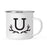 Andaz Press 11oz Deer Antler Monogram Campfire Coffee Mug-Set of 1-Andaz Press-U-