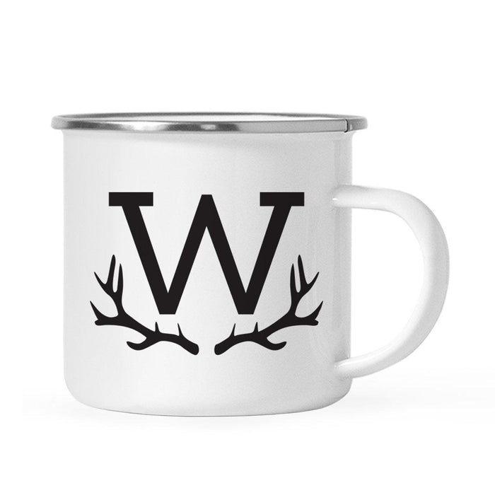 Andaz Press 11oz Deer Antler Monogram Campfire Coffee Mug-Set of 1-Andaz Press-W-