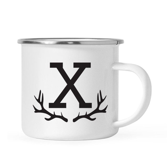 Andaz Press 11oz Deer Antler Monogram Campfire Coffee Mug-Set of 1-Andaz Press-X-