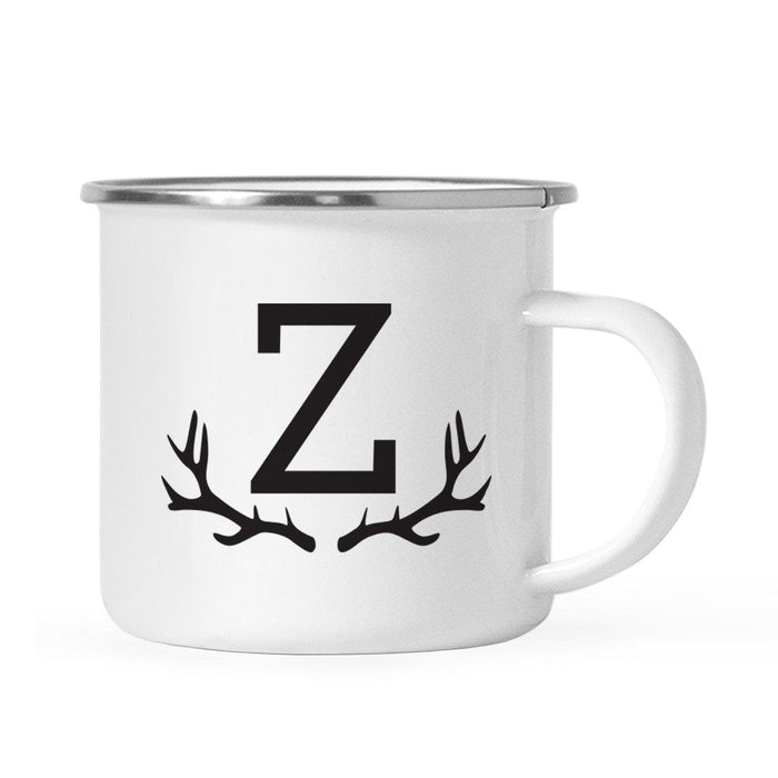 Andaz Press 11oz Deer Antler Monogram Campfire Coffee Mug-Set of 1-Andaz Press-Z-