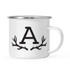 Andaz Press 11oz Deer Antler Monogram Campfire Coffee Mug-Set of 1-Andaz Press-A-