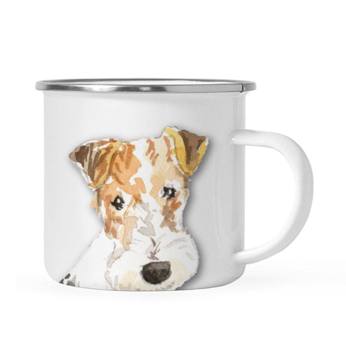 Andaz Press 11oz Dogs Up Close Campfire Coffee Mug-Set of 1-Andaz Press-Wire Haired Jack Russell-