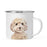 Andaz Press 11oz Dogs Up Close Campfire Coffee Mug-Set of 1-Andaz Press-Champagne Tan Cockapoo-
