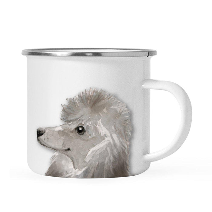 Andaz Press 11oz Dogs Up Close Campfire Coffee Mug-Set of 1-Andaz Press-Grey Poodle-