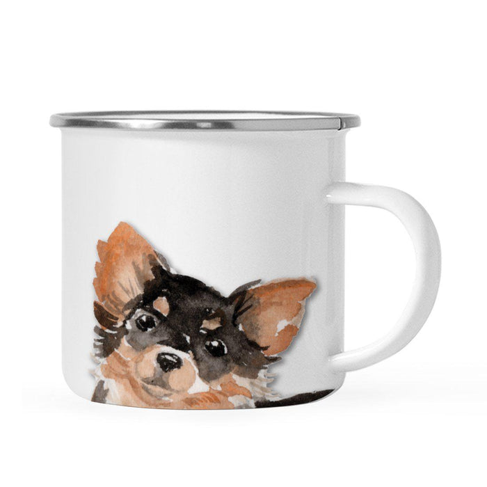 Andaz Press 11oz Dogs Up Close Campfire Coffee Mug-Set of 1-Andaz Press-Long Haired Chihuahua-