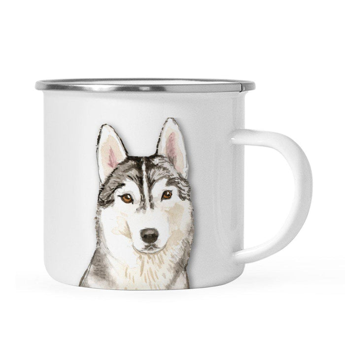 Andaz Press 11oz Dogs Up Close Campfire Coffee Mug-Set of 1-Andaz Press-Siberian Husky-