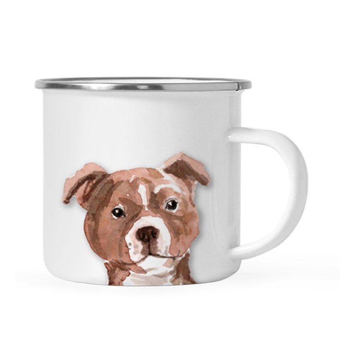 Andaz Press 11oz Dogs Up Close Campfire Coffee Mug-Set of 1-Andaz Press-Staffordshire Bull Terrier-
