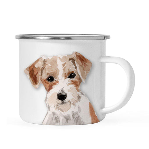 Andaz Press 11oz Dogs Up Close Campfire Coffee Mug-Set of 1-Andaz Press-Wire Haired Jack Russell-