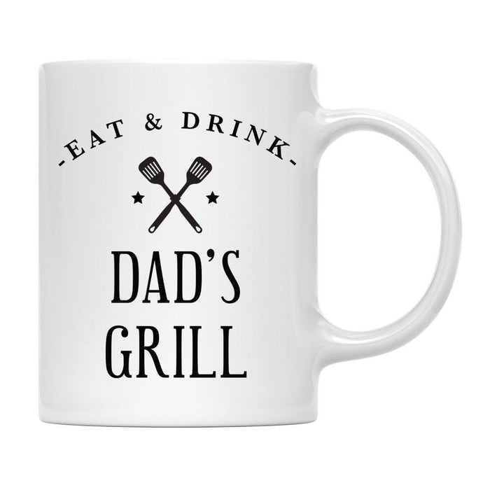 Andaz Press 11oz Eat And Drink Grill Coffee Mug-Set of 1-Andaz Press-Abuela-