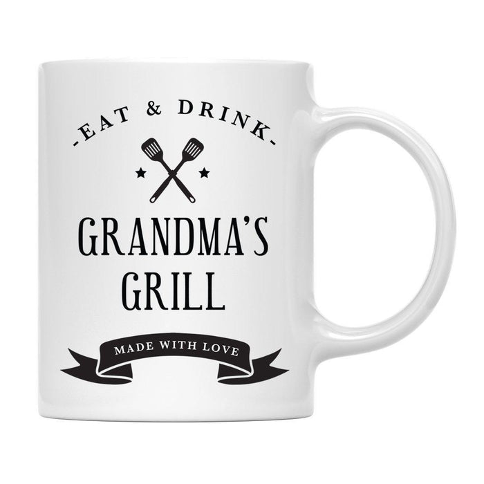 Andaz Press 11oz Eat And Drink Grill Coffee Mug-Set of 1-Andaz Press-Abuela-