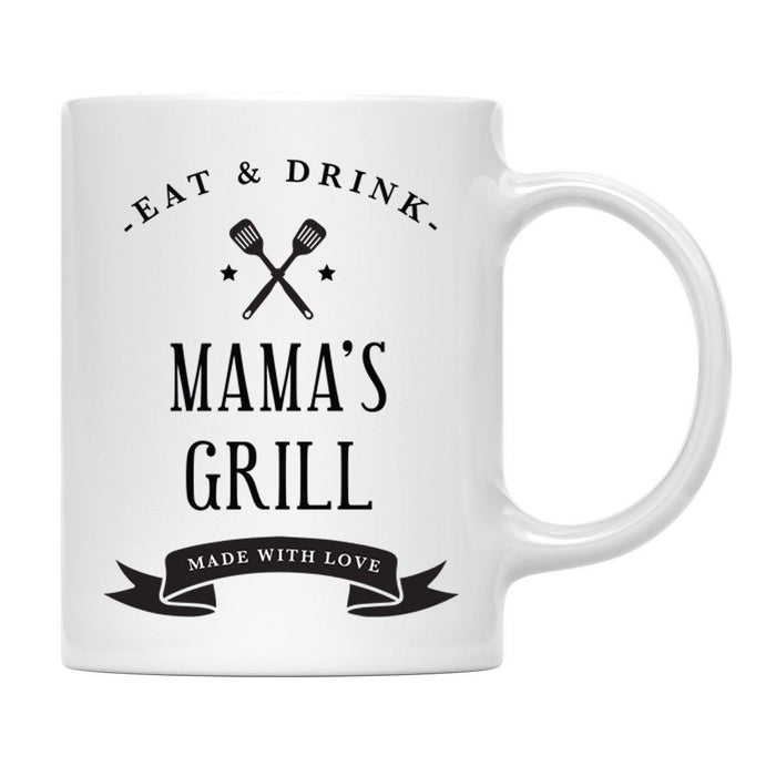 Andaz Press 11oz Eat And Drink Grill Coffee Mug-Set of 1-Andaz Press-Abuela-