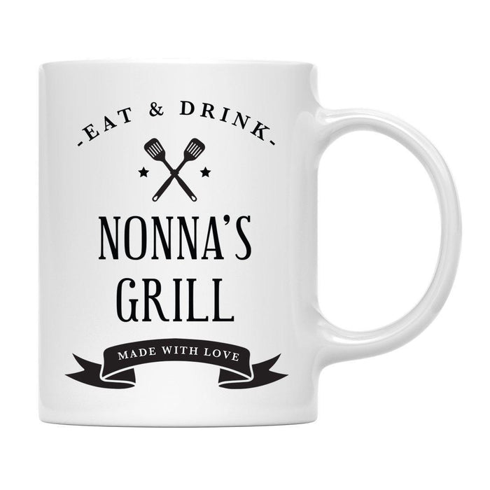 Andaz Press 11oz Eat And Drink Grill Coffee Mug-Set of 1-Andaz Press-Abuela-