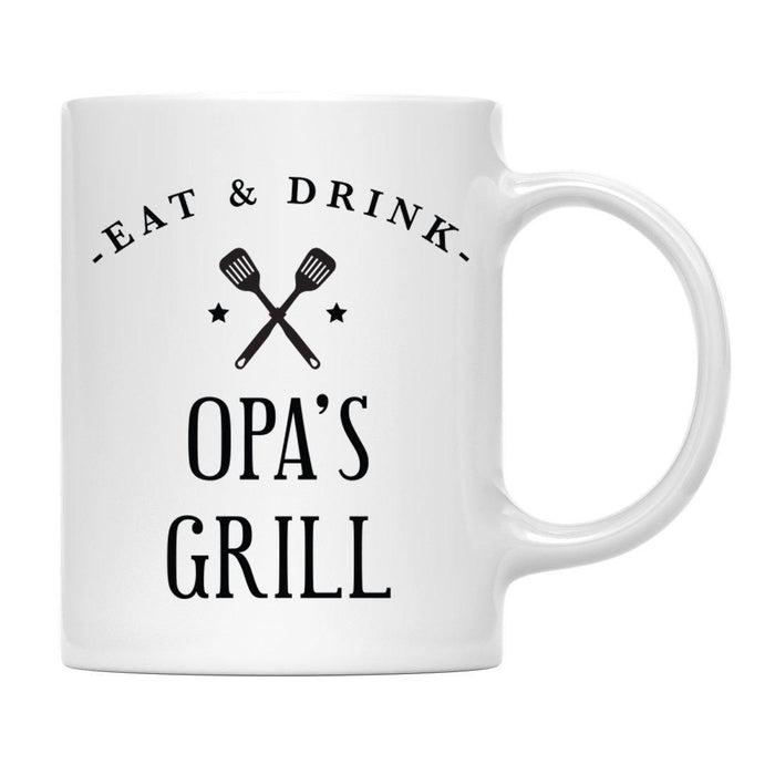 Andaz Press 11oz Eat And Drink Grill Coffee Mug-Set of 1-Andaz Press-Abuela-