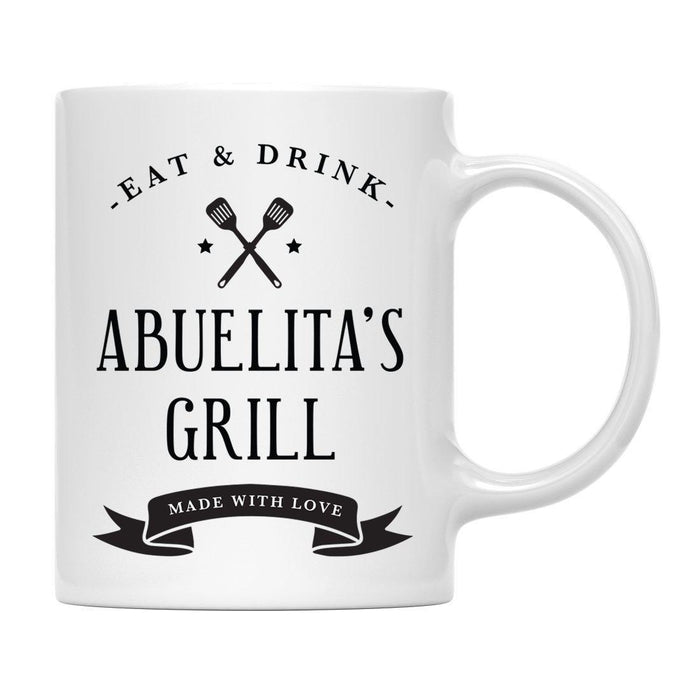 Andaz Press 11oz Eat And Drink Grill Coffee Mug-Set of 1-Andaz Press-Abuela-