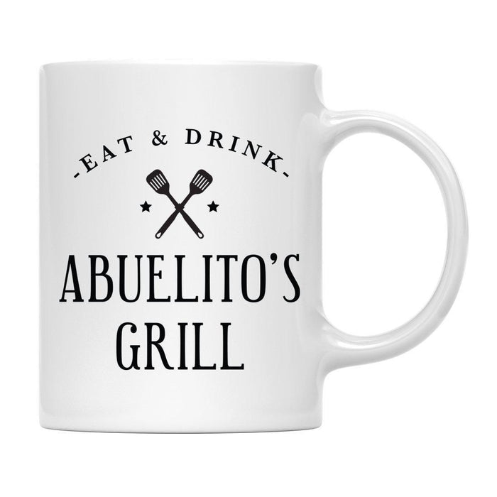 Andaz Press 11oz Eat And Drink Grill Coffee Mug-Set of 1-Andaz Press-Abuela-
