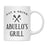 Andaz Press 11oz Eat And Drink Grill Coffee Mug-Set of 1-Andaz Press-Abuela-