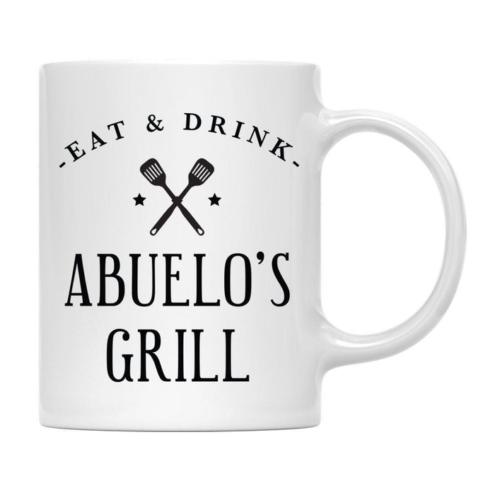 Andaz Press 11oz Eat And Drink Grill Coffee Mug-Set of 1-Andaz Press-Abuela-
