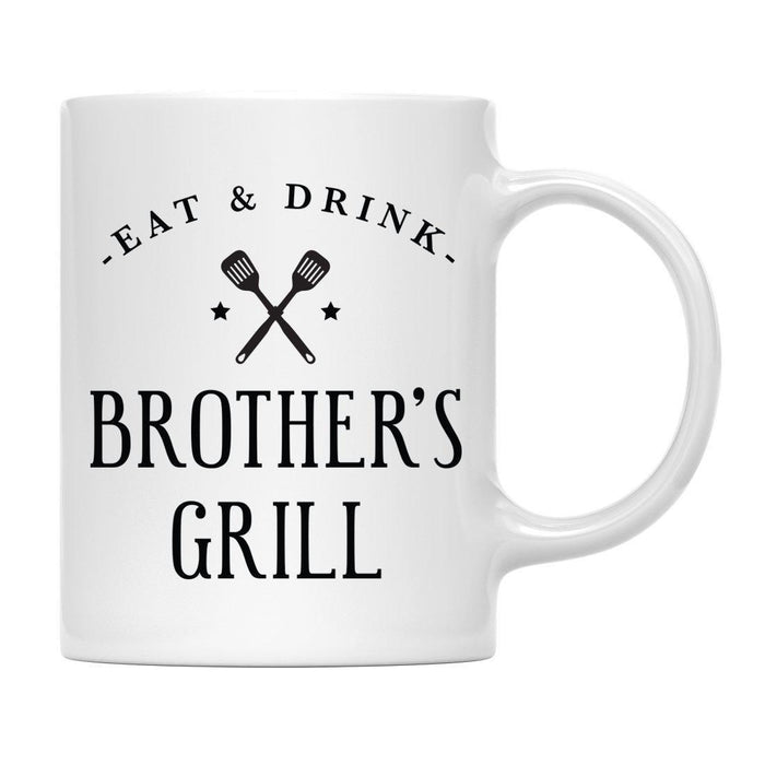 Andaz Press 11oz Eat And Drink Grill Coffee Mug-Set of 1-Andaz Press-Abuela-