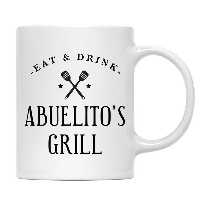 Andaz Press 11oz Eat And Drink Grill Coffee Mug-Set of 1-Andaz Press-Abuelito-
