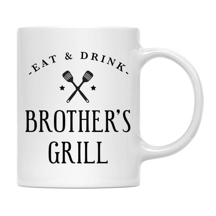 Andaz Press 11oz Eat And Drink Grill Coffee Mug-Set of 1-Andaz Press-Brother-