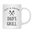Andaz Press 11oz Eat And Drink Grill Coffee Mug-Set of 1-Andaz Press-Dad-