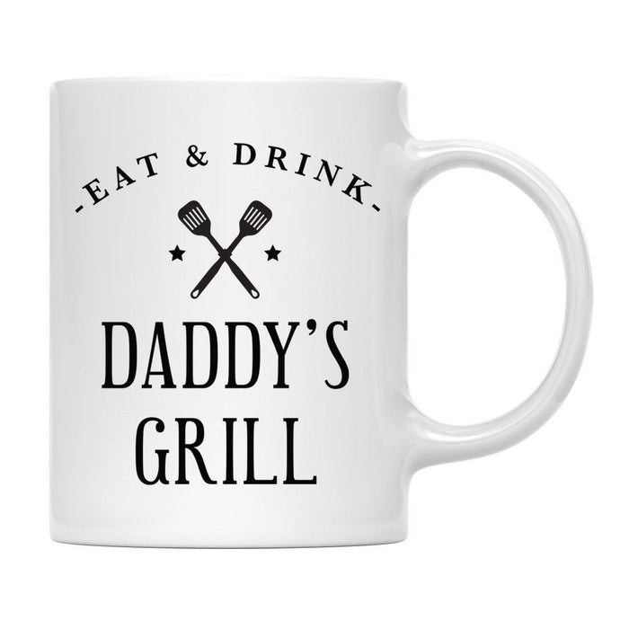 Andaz Press 11oz Eat And Drink Grill Coffee Mug-Set of 1-Andaz Press-Daddy-