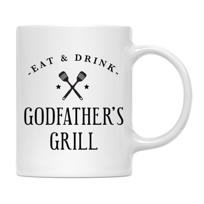 Andaz Press 11oz Eat And Drink Grill Coffee Mug-Set of 1-Andaz Press-Godfather-
