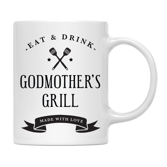 Andaz Press 11oz Eat And Drink Grill Coffee Mug-Set of 1-Andaz Press-Godmother-
