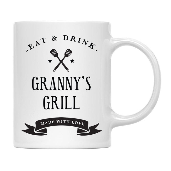 Andaz Press 11oz Eat And Drink Grill Coffee Mug-Set of 1-Andaz Press-Granny-