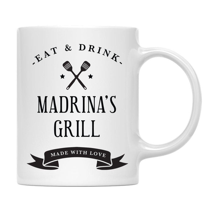 Andaz Press 11oz Eat And Drink Grill Coffee Mug-Set of 1-Andaz Press-Madrina-