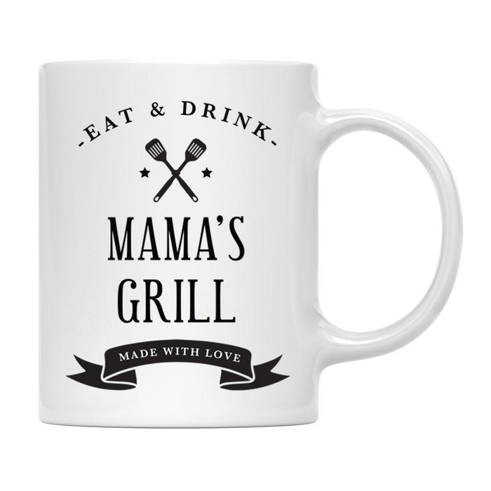 Andaz Press 11oz Eat And Drink Grill Coffee Mug-Set of 1-Andaz Press-Mama-