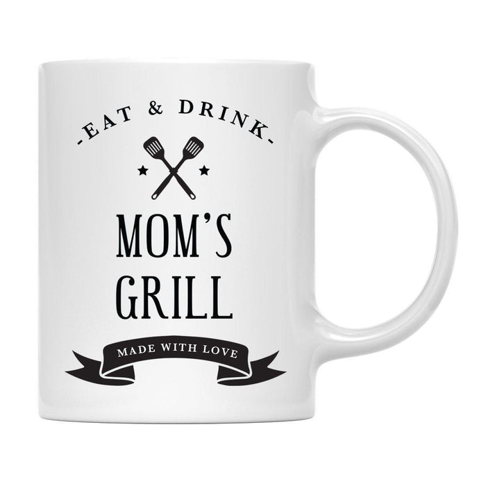 Andaz Press 11oz Eat And Drink Grill Coffee Mug-Set of 1-Andaz Press-Mom-