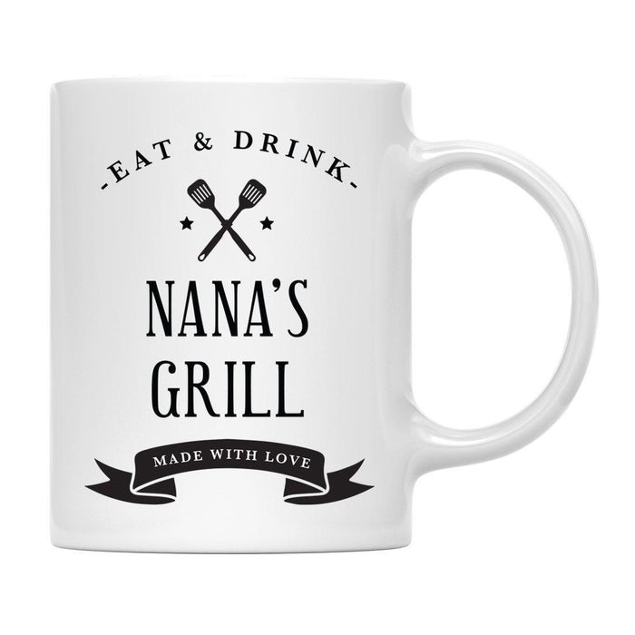 Andaz Press 11oz Eat And Drink Grill Coffee Mug-Set of 1-Andaz Press-Nana-