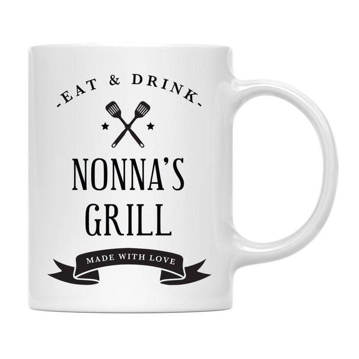 Andaz Press 11oz Eat And Drink Grill Coffee Mug-Set of 1-Andaz Press-Nonna-