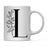 Andaz Press 11oz Elegant Black Monogram Coffee Mug-Set of 1-Andaz Press-A-