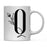 Andaz Press 11oz Elegant Black Monogram Coffee Mug-Set of 1-Andaz Press-A-