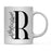 Andaz Press 11oz Elegant Black Monogram Coffee Mug-Set of 1-Andaz Press-A-