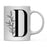 Andaz Press 11oz Elegant Black Monogram Coffee Mug-Set of 1-Andaz Press-A-
