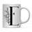 Andaz Press 11oz Elegant Black Monogram Coffee Mug-Set of 1-Andaz Press-A-