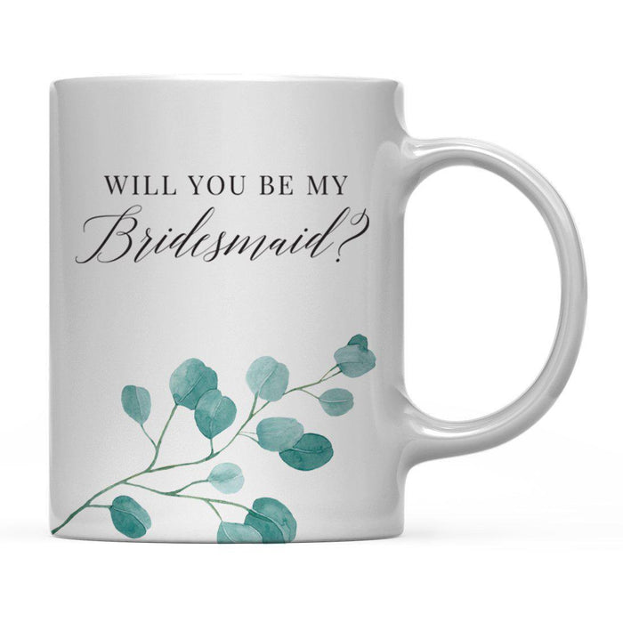 Andaz Press 11oz Eucalyptus Leaves Greenery Coffee Mug-Set of 1-Andaz Press-Bride-