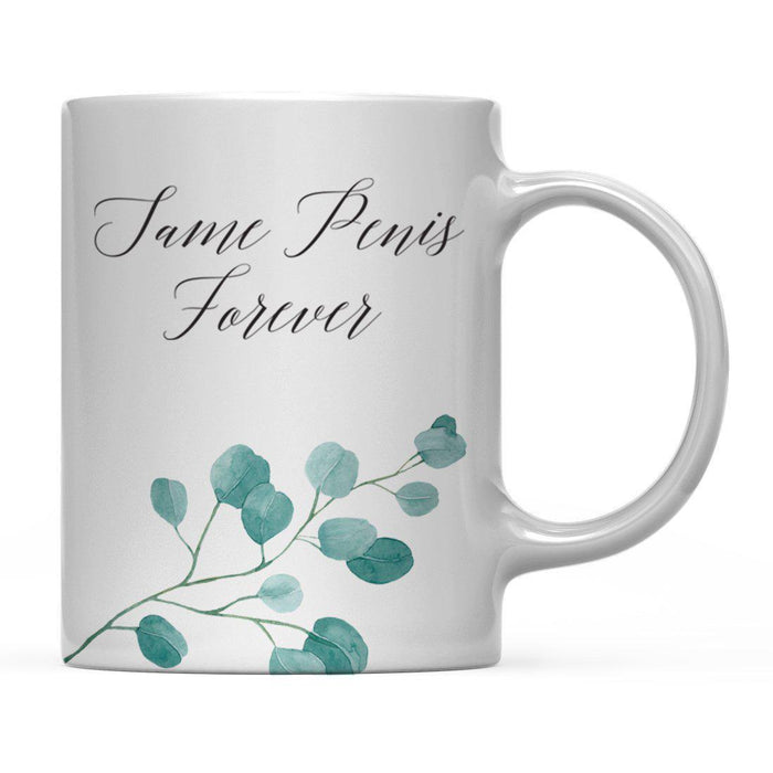 Andaz Press 11oz Eucalyptus Leaves Greenery Coffee Mug-Set of 1-Andaz Press-Same Penis Forever-