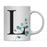Andaz Press 11oz Eucalyptus Leaves Greenery Monogram Coffee Mug-Set of 1-Andaz Press-L-